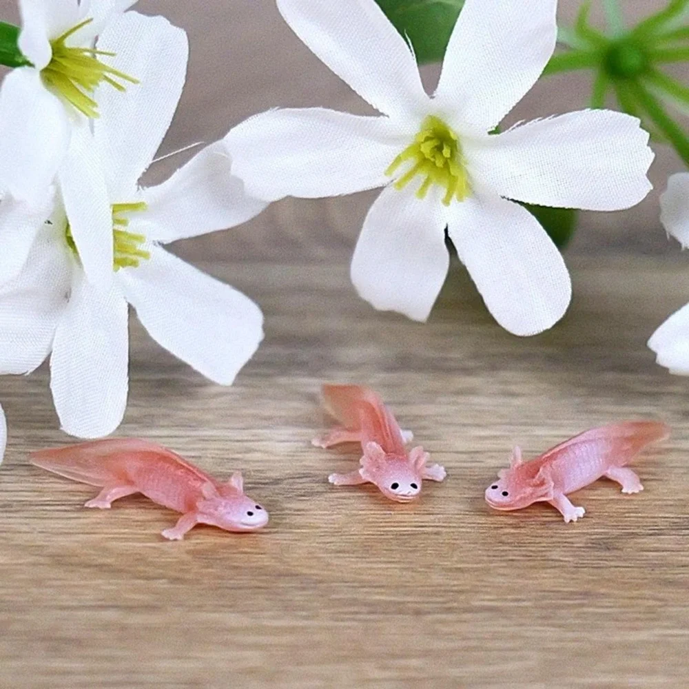 Bundle Deal - Axolotl Miniature Figure - Hand Painted‎ Collectible Mini Figurine